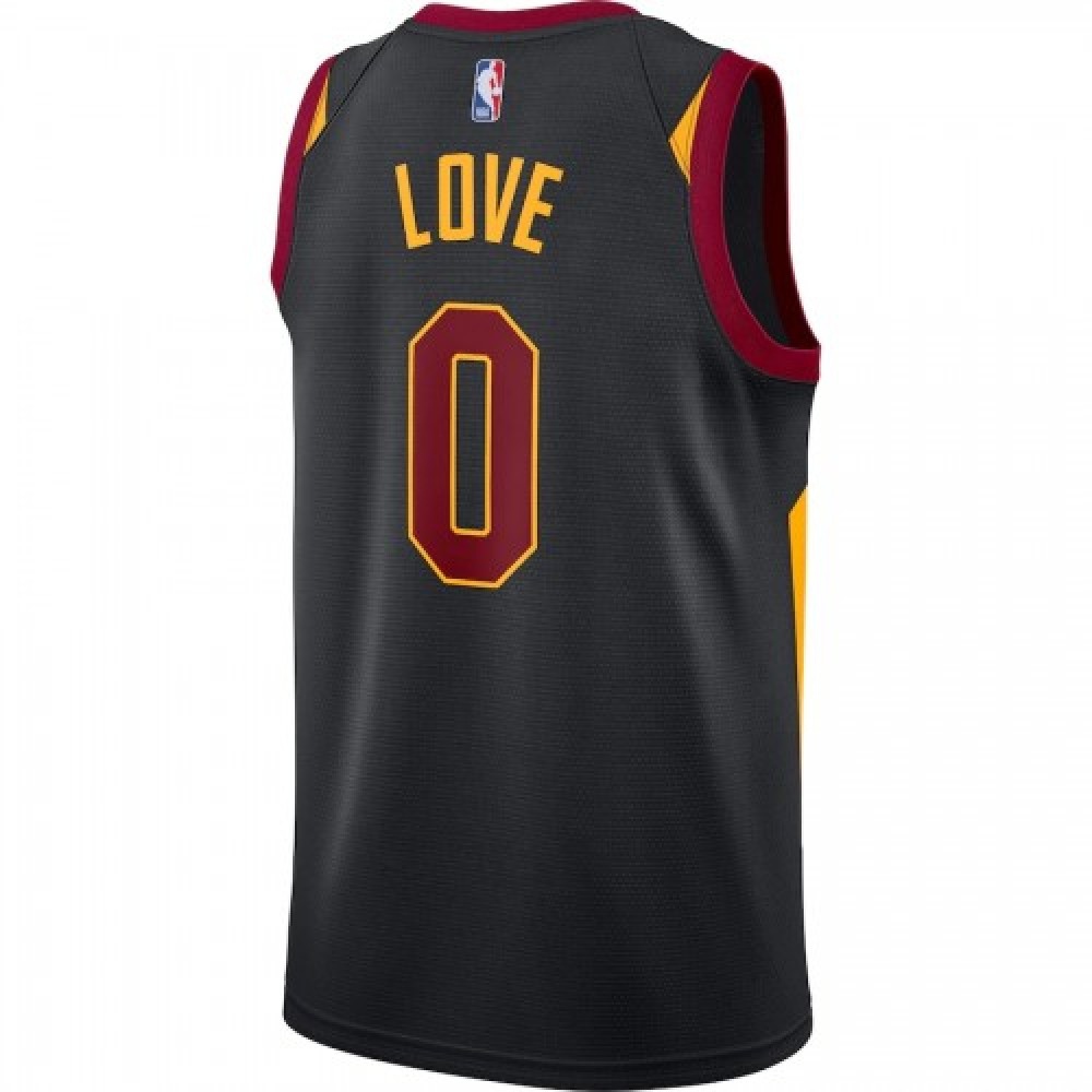 Men's Cleveland Cavaliers Kevin Love #0 Jordan Black 2020/21 Swingman Jersey - Statement Edition-Pro Kit Vault | Brand New 26/27 Sports Jerseys